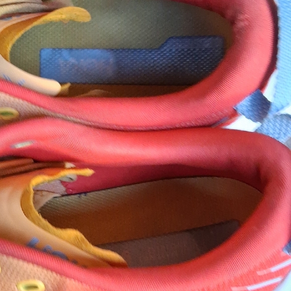 Hoka Bondi X Vibrant Orange and Yellow Sneakers - Picture 11 of 13